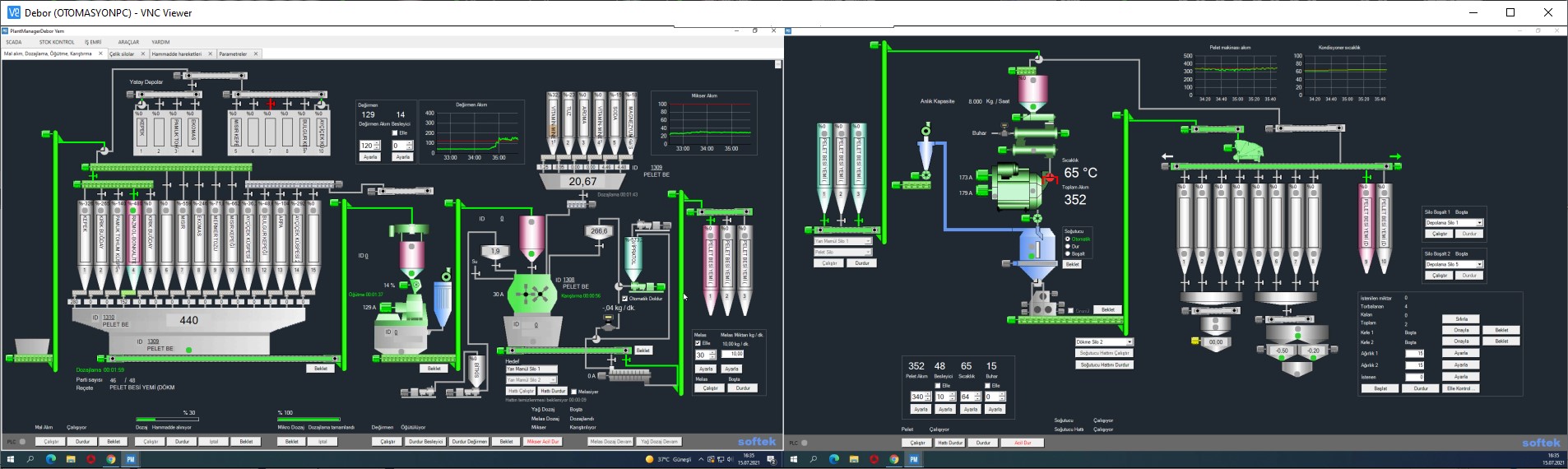 peletting line